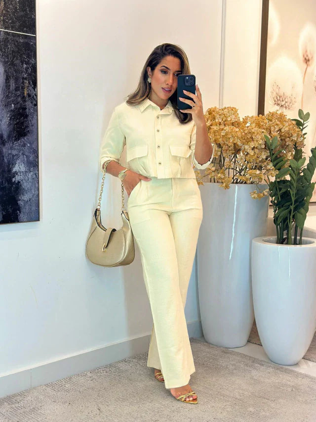 2258 - Conjunto linho | Calça