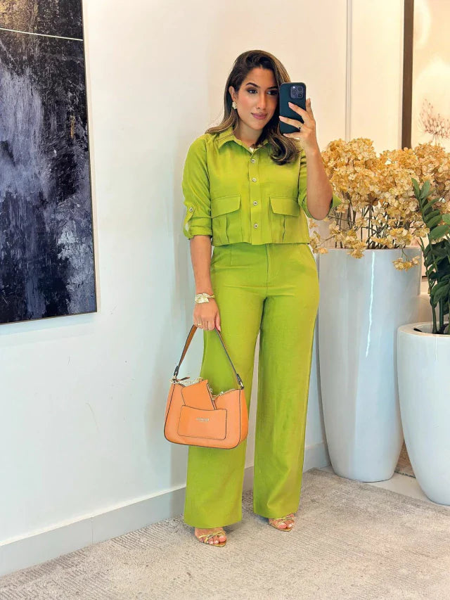2258 - Conjunto linho | Calça