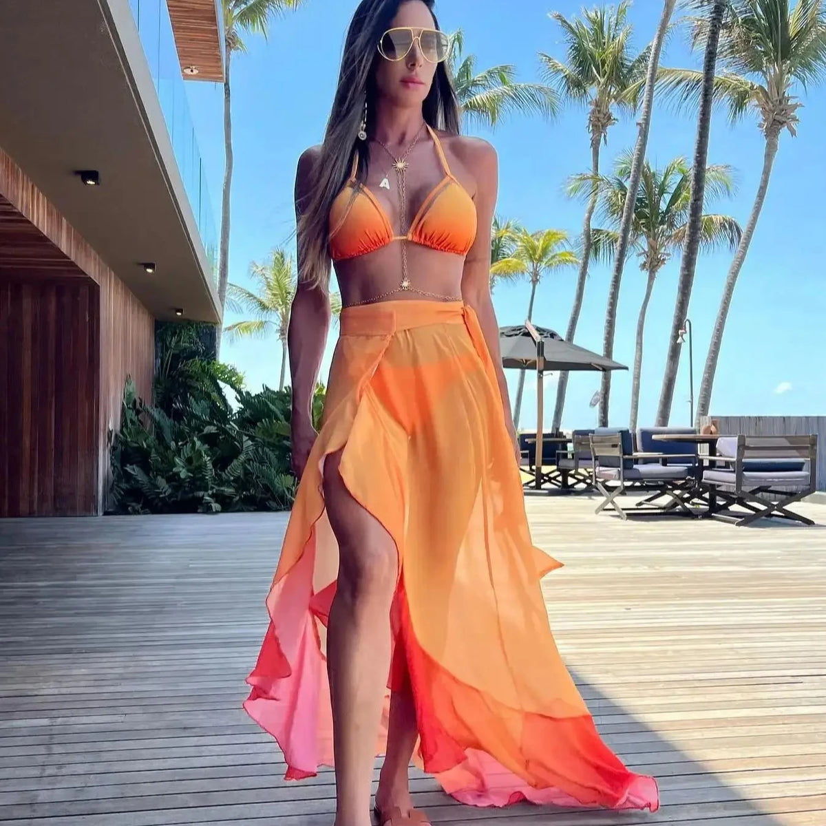 Conjunto Biquíni + Saída de Praia Dubai
