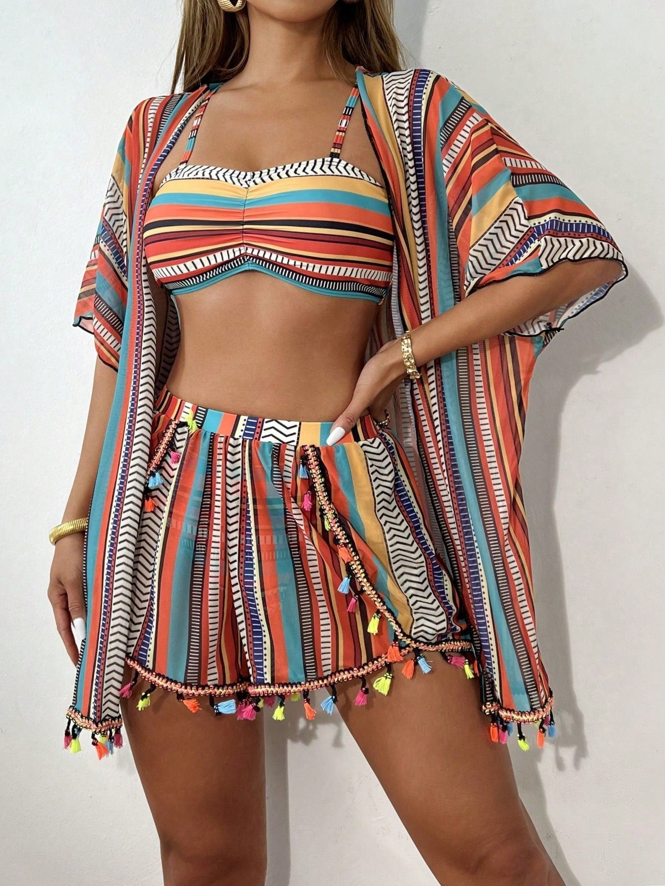 Conjunto de Biquíni 4 Peças Romanna