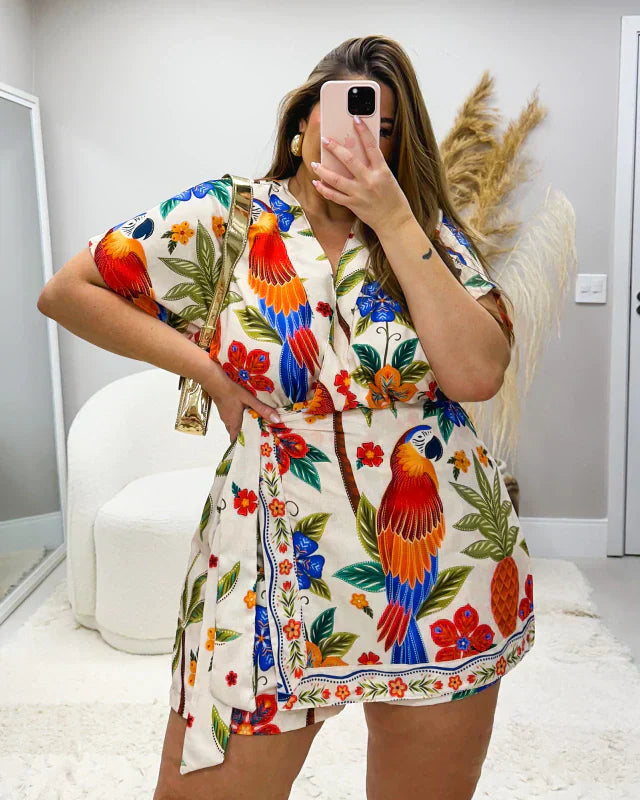 Macaquinho Comfort Santorini III – 1 Peça – Plus Size
