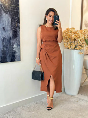 2204 - Conjunto alfaiataria | Saia envelope