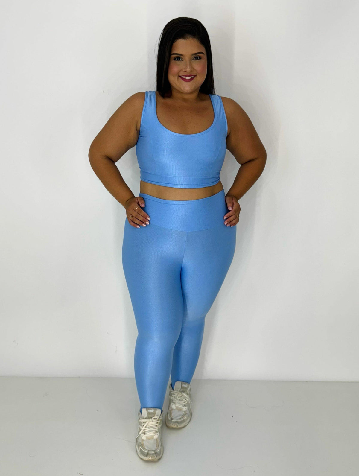 Conjunto Azul Bianca - Plus Size
