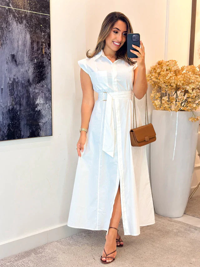 1164 - Vestido Tricoline | Chamisse